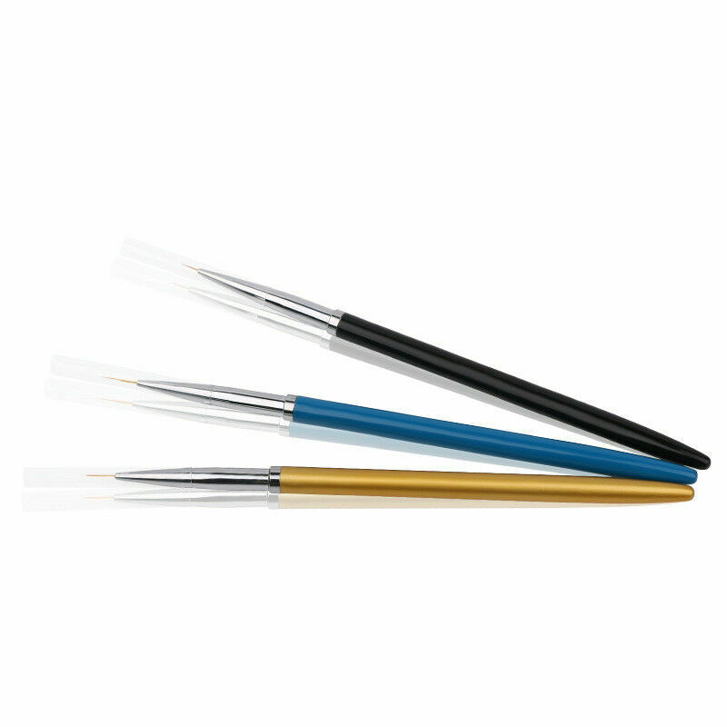 Nail Art Brush Liner Pens UV Gel Polish Paint Drawing Liner Brush Manicure 3pcs