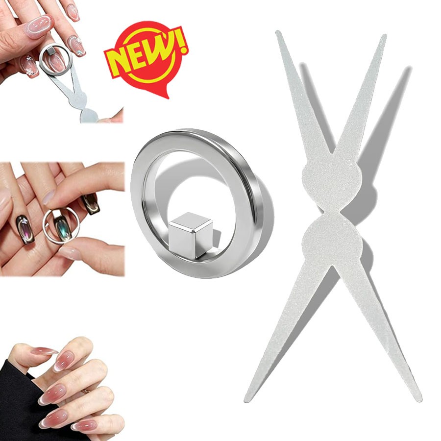 Ring Shaped Cat Eye French Magnets for Nails, 2026 New Circular Magnet Tool