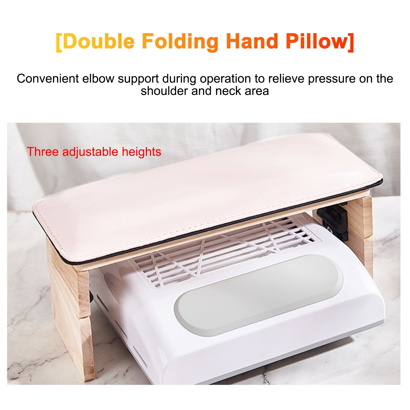 Hand Pillow Cushion For Nail Salon Arm Rest Holder Stand V1