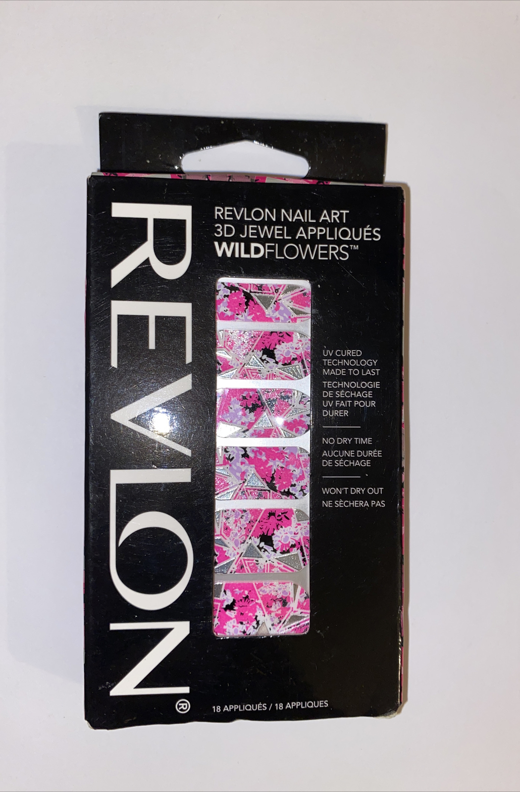 REVLON NAIL ART 3D JEWEL APPLIQUES WILDFLOWERS 04 FLORAL FATALE