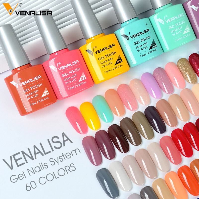 VENALISA PolyGel Nail Brush Dual-ended Slice Shape Painting Drawing Gel Art Tool