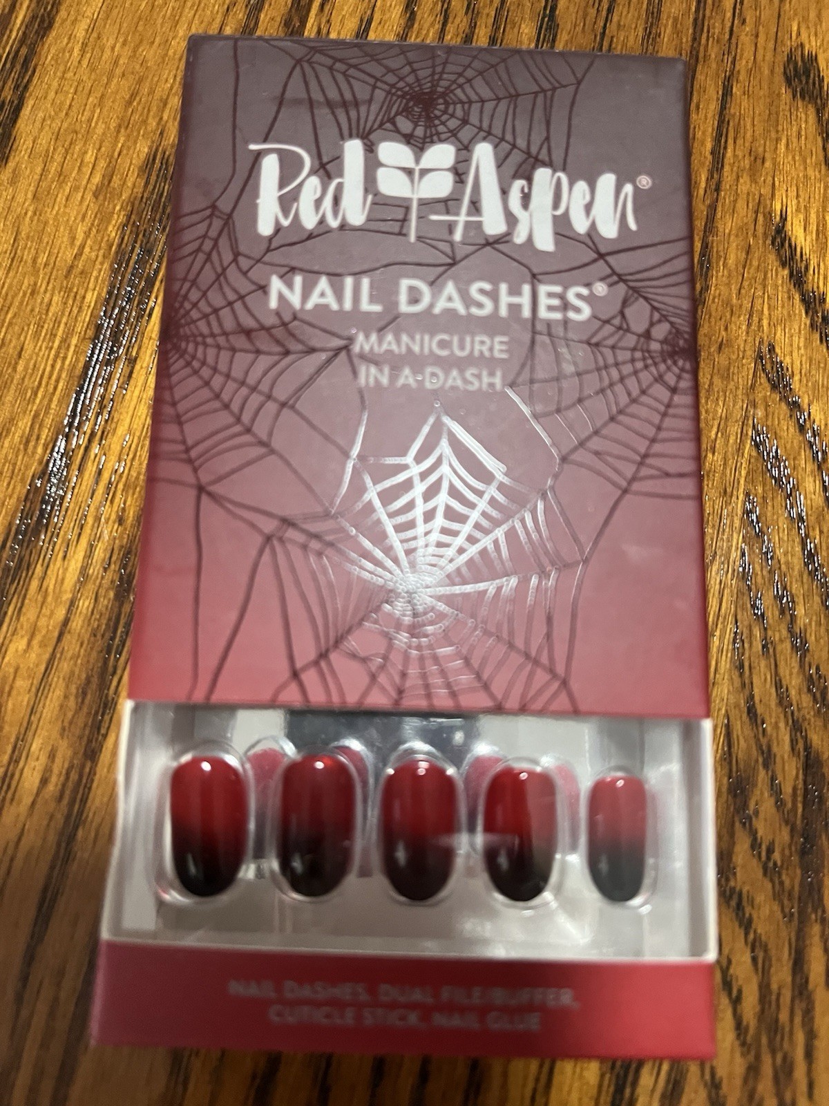 Red Aspen Nail Dashes- Bundle Set- 6 Boxes- Assorted Designs-Press Ons