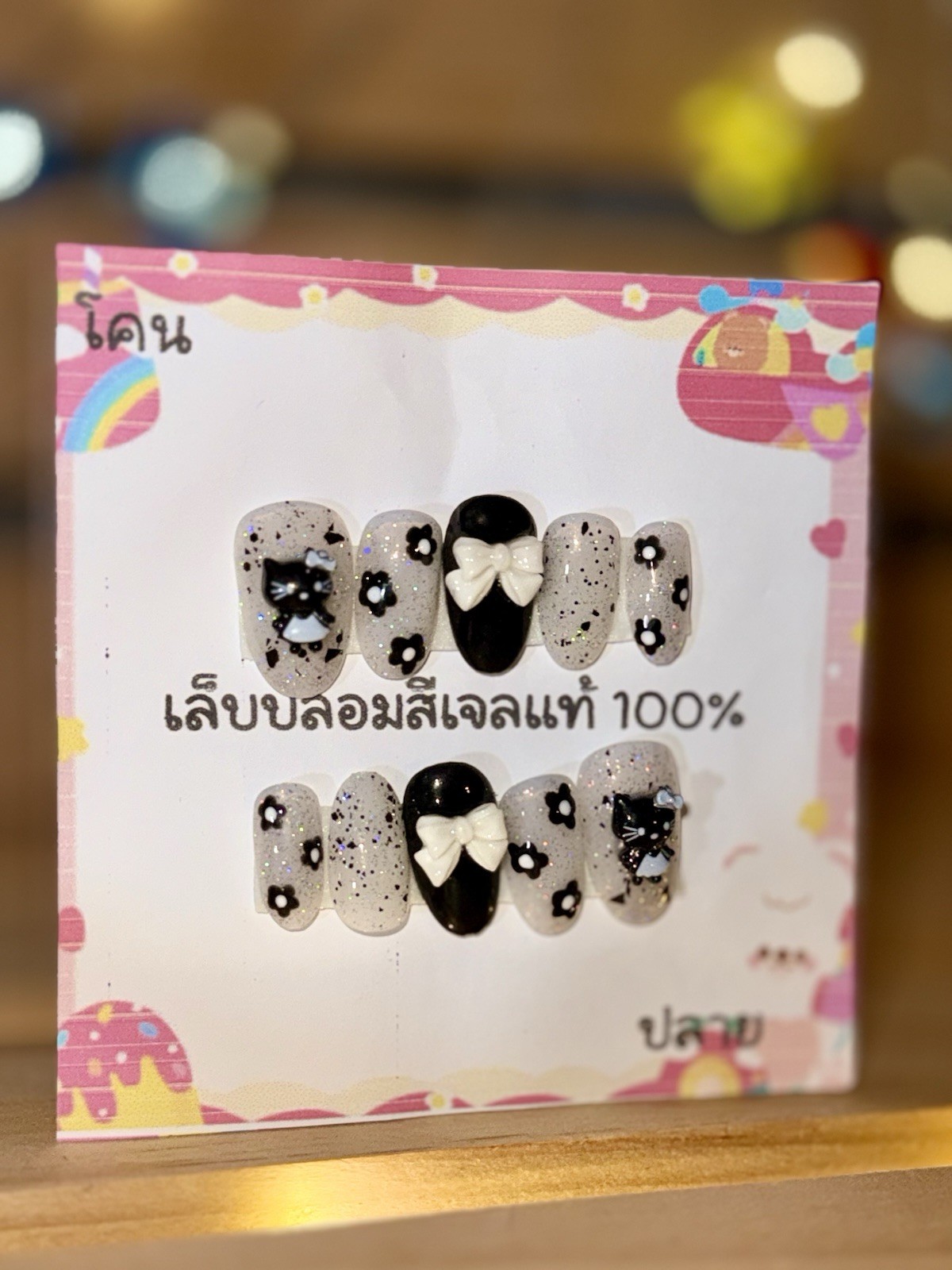Handmade Press On Nails 3D size L 🔥 Hello Kitty FAST FREE SHIPPING 🔥