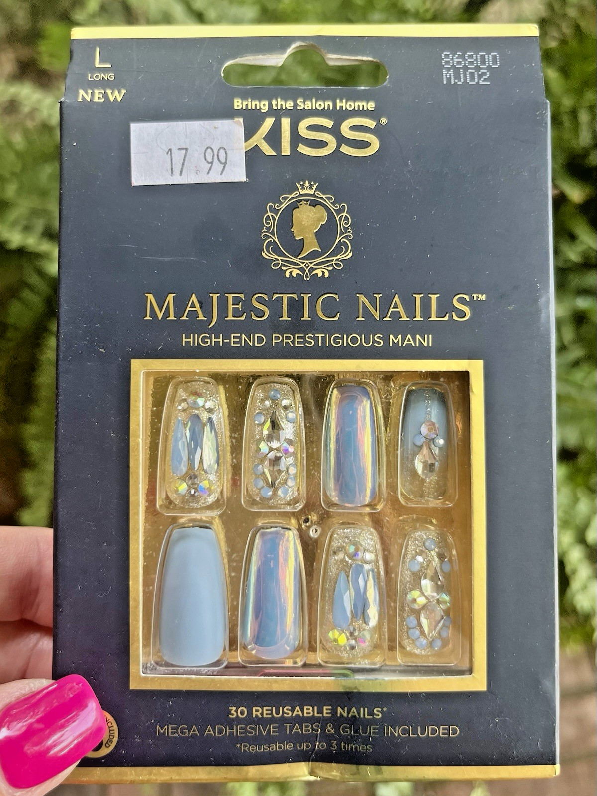 Kiss Majestic Nails & Gold Finger Luxury Nail Lot/4 NEW Packages See List