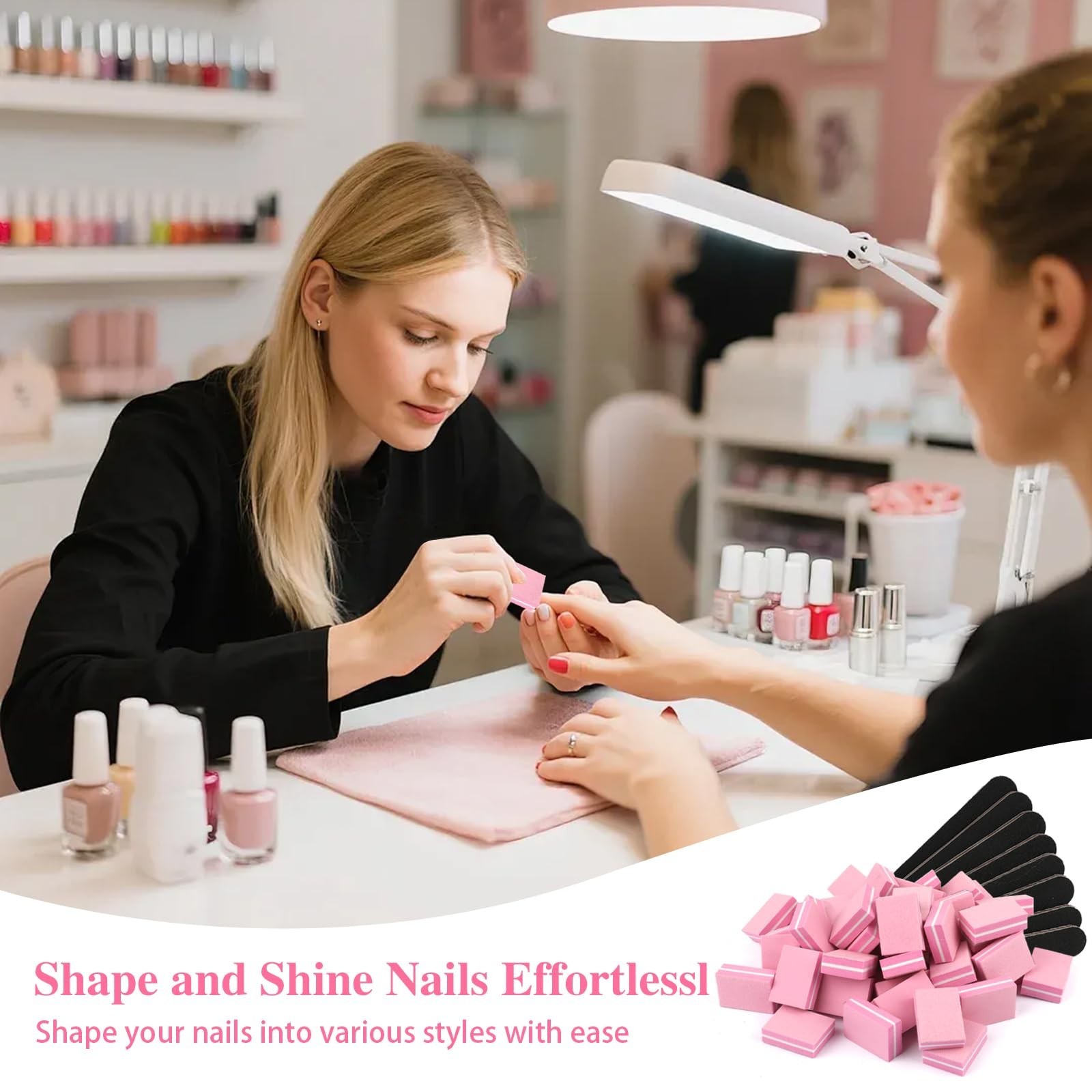 60 Pack Nail Buffers, Mini Buffer Block Nail File, Nail Buffer Block, Nail Fi…