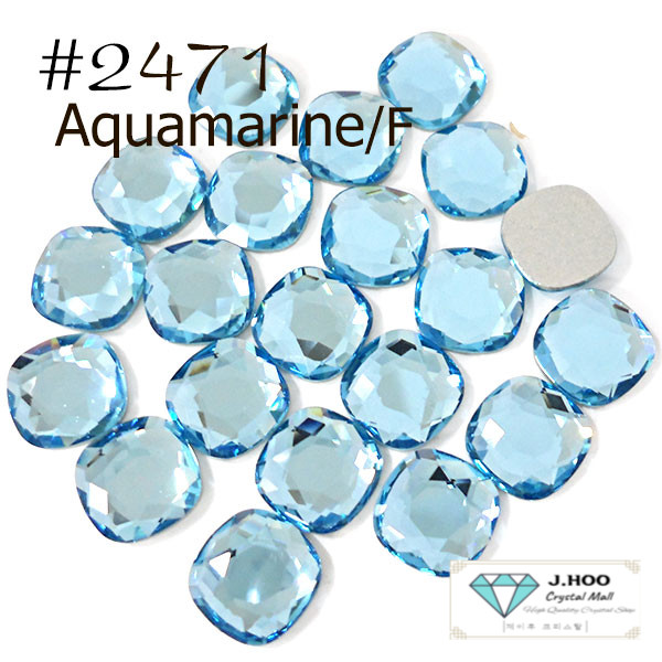 Swarovski 2471 Cushion Flat Back 10mm(4pcs)