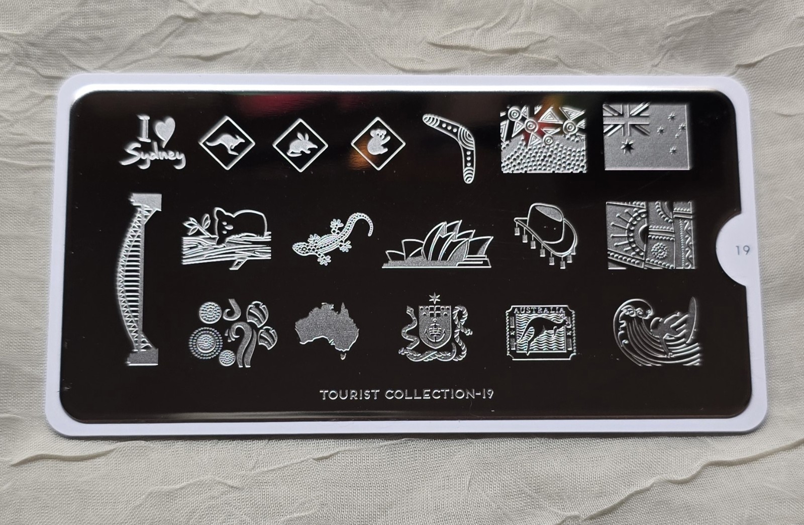 MoYou London Tourist Collection 19 Nail Stamp Plate Bridge Sydney Australia