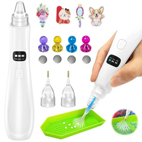 Electric Diamond Painting Pens with Vacuum Pump,3 Adjustable Suction