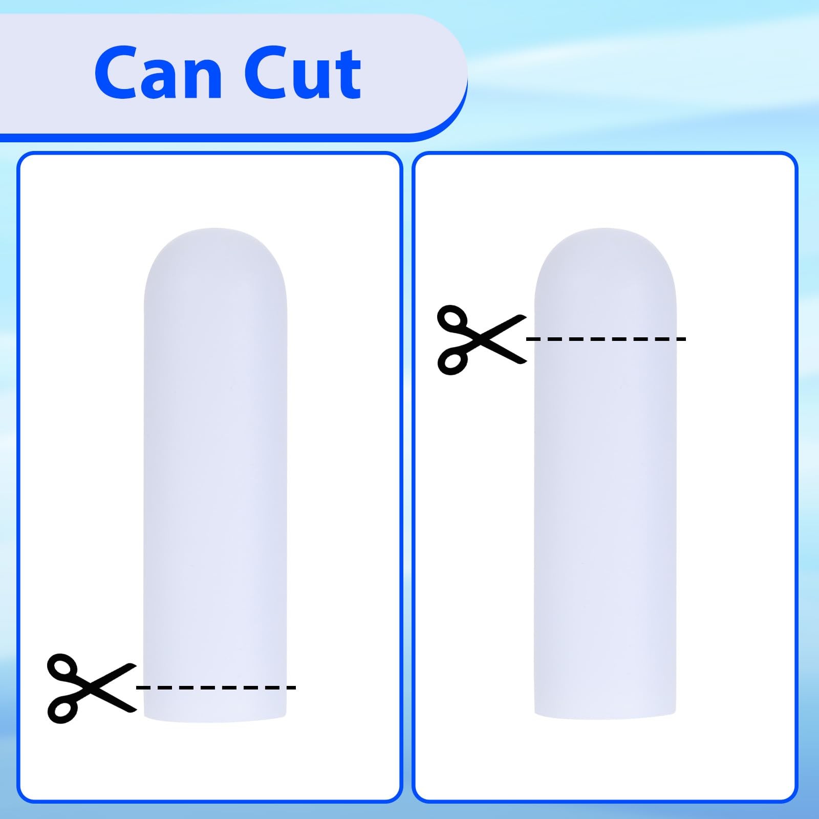 Ouligay 20PCS Gel Finger Cots Silicone Finger Protectors Rubber Fingers Tips …