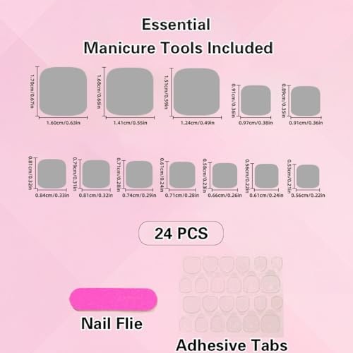 Pastel Pink Chrome Press on Toenails Pastel Pink Chrome Press on Toenails Cute