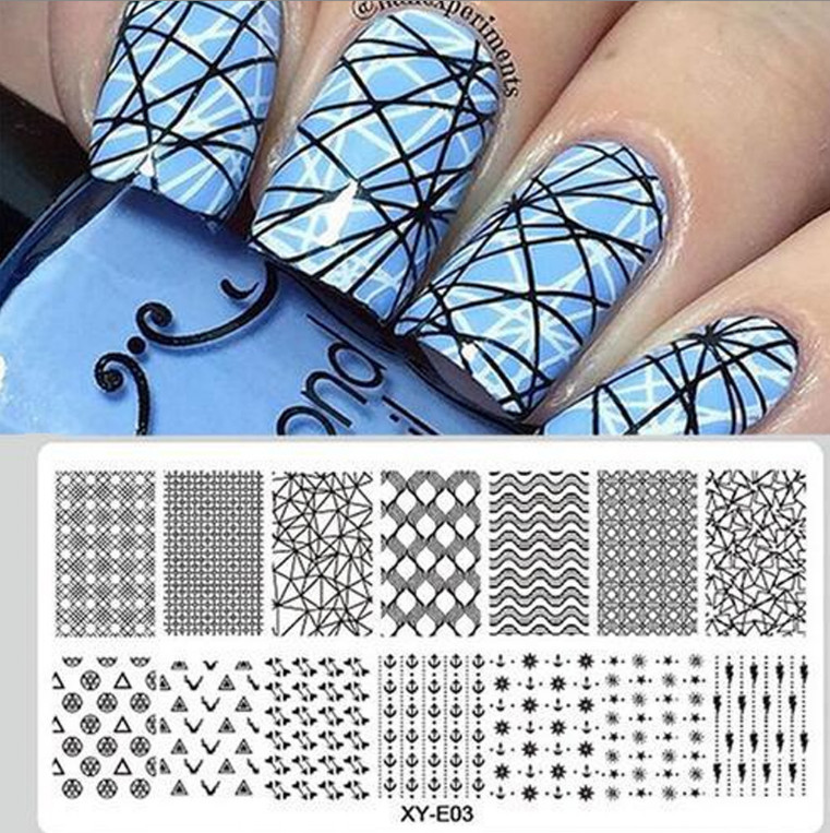 Elephant Sex Mouse Skull Flower Nail Art Stamping Manicure Templates Image Plate