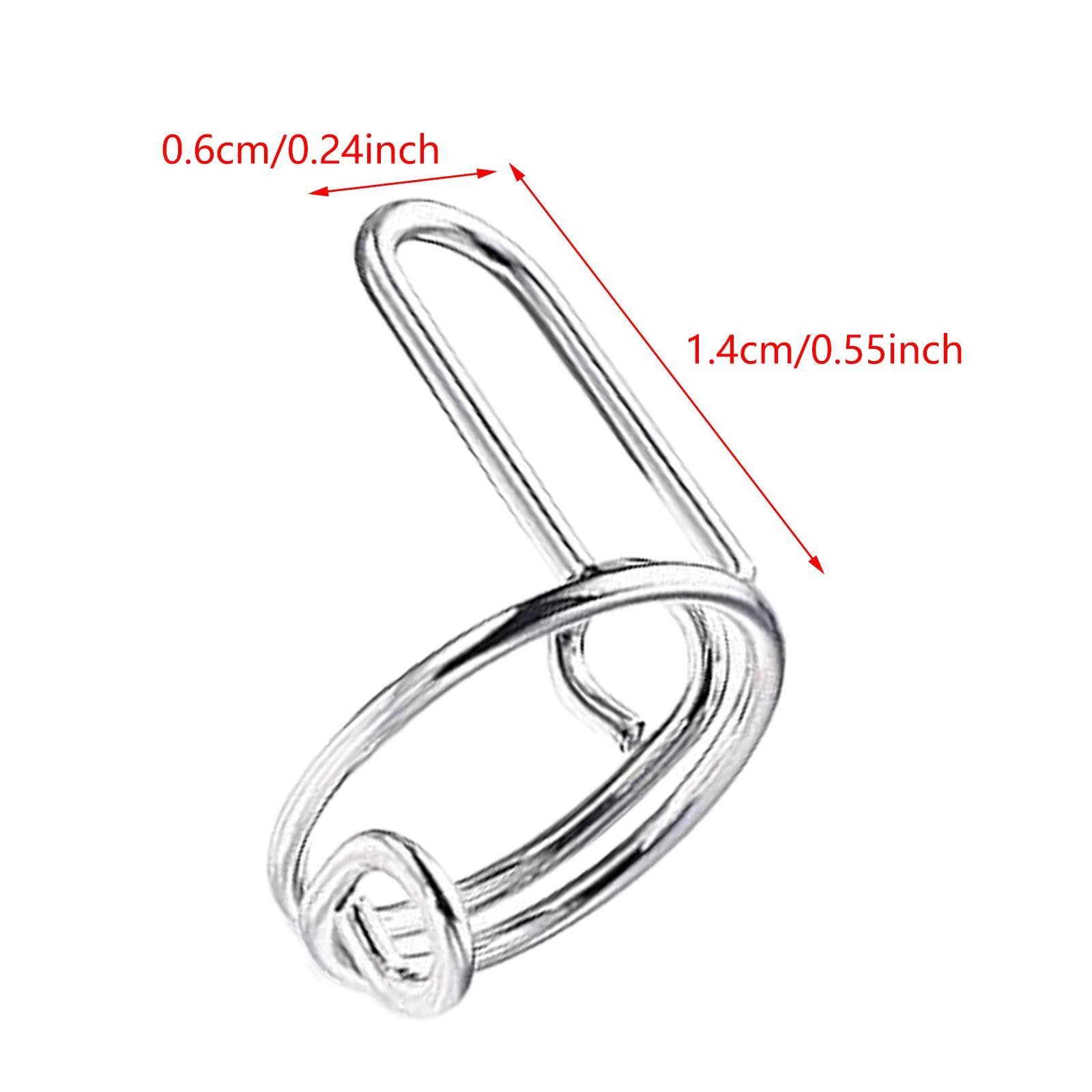 10x Fingernail Rings Nail Rings for Acrylic Nails Halal Nail Rings Set