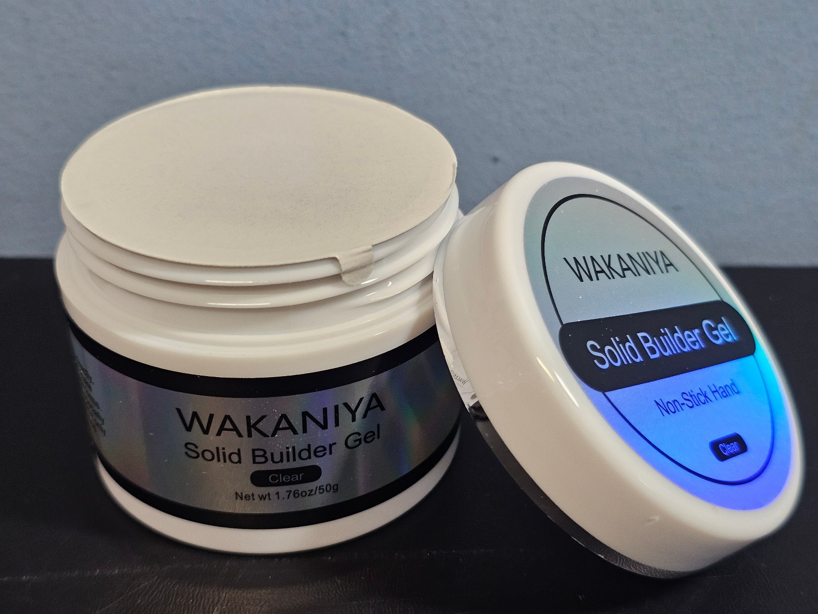 Wakaniya Solid Builder Gel Non-Stick Hand Clear Nail Art 1.76 oz – New / Sealed!