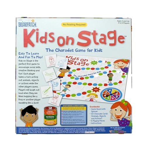 University Games Kids on Stage Game, Grades PreK+ (UG-01214) One Size, Red