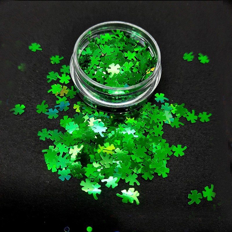 Nail Art Glitter Shapes, Unicorn, Moon, Leaves, Puzzle, Stars, Mickey, UK Seller