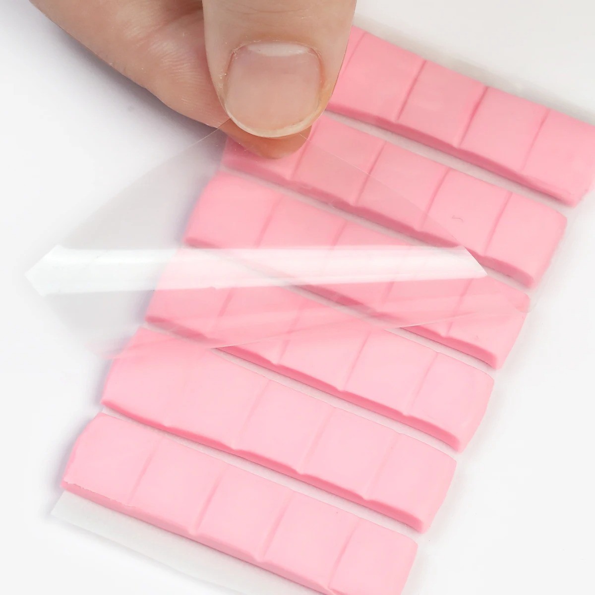 Nail Art Display Clay False Nail Tips Sticky Base Reusable Body Health Manicure