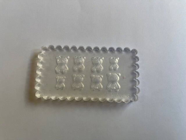 3d Molde De Silicona Ositos