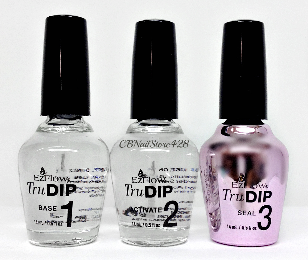 EzFlow TruDIP Acrylic Dip Powder – FRENCH ACRYLIC DIP – Pick Your Item