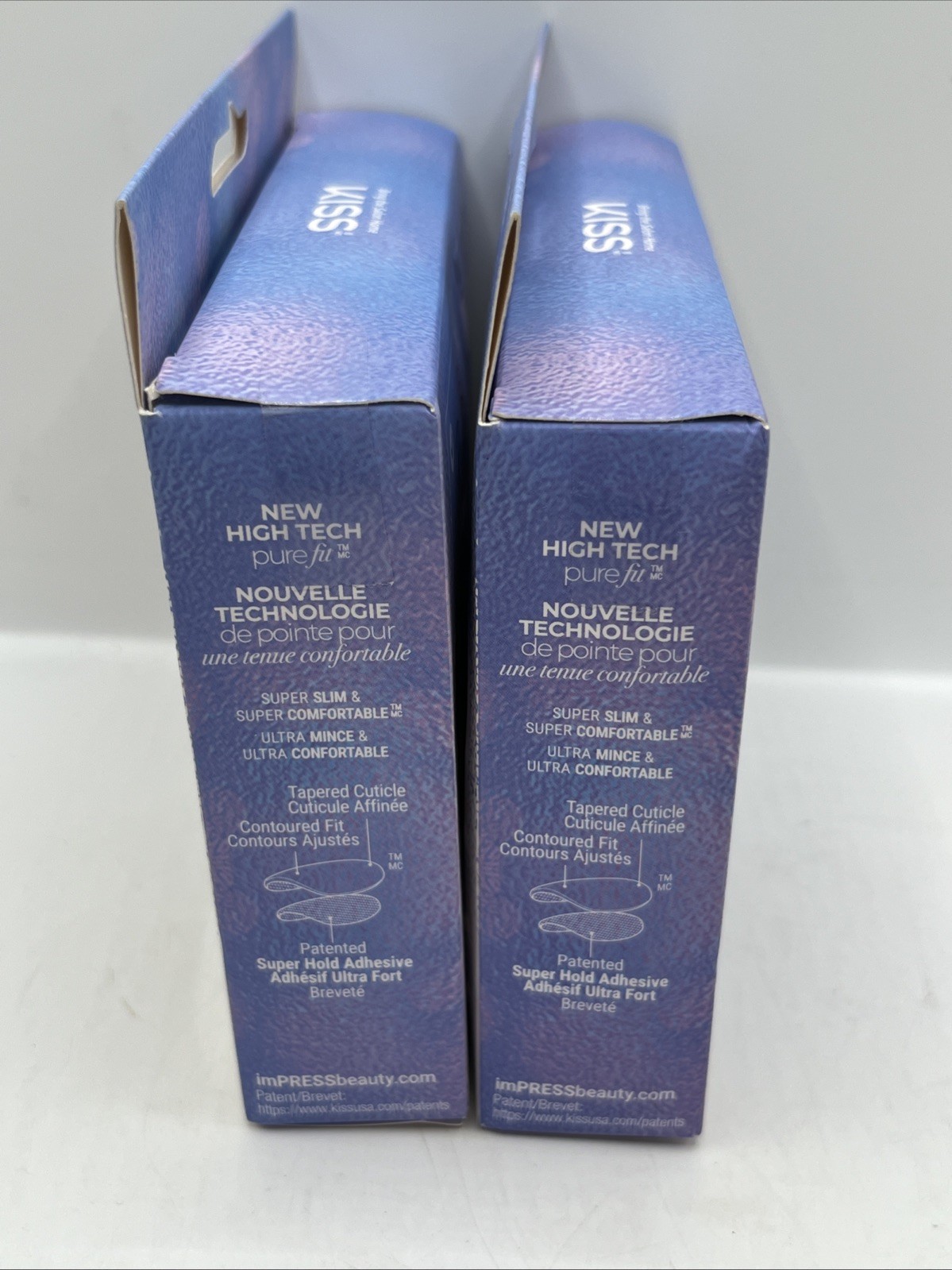 2 Kiss Impress The No Glue Mani 90 Christmas Nail Kit Press On Nails NEW
