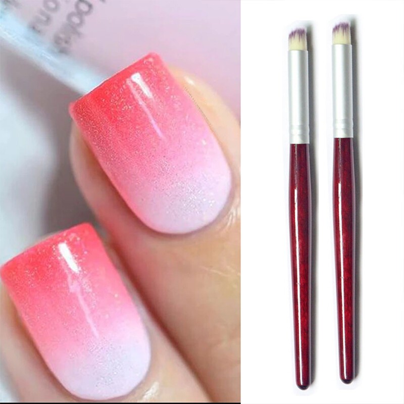 Gradient Nail Painting Brush Art Nail Drawing UV Gel Polish Pen Manicure Tools♪/