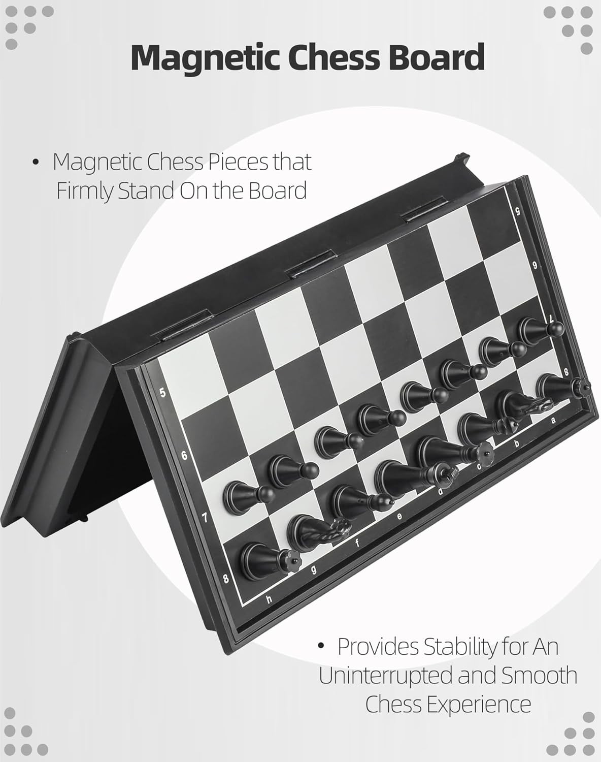 Travel Chess Set Magnetic Portable Folding Board – Small X-Small / 5.9 Inch