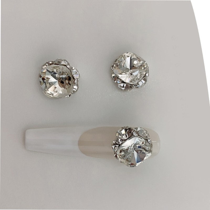 3PCS 3D Irregular Nail Charms DIY Nails Art Decoration Embellishments for Woman