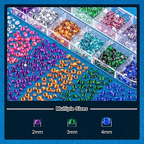 Nail Art Rhinestone Glue 15ml Rhinestone Glue + Mixed Color Crysta + AB&Clear