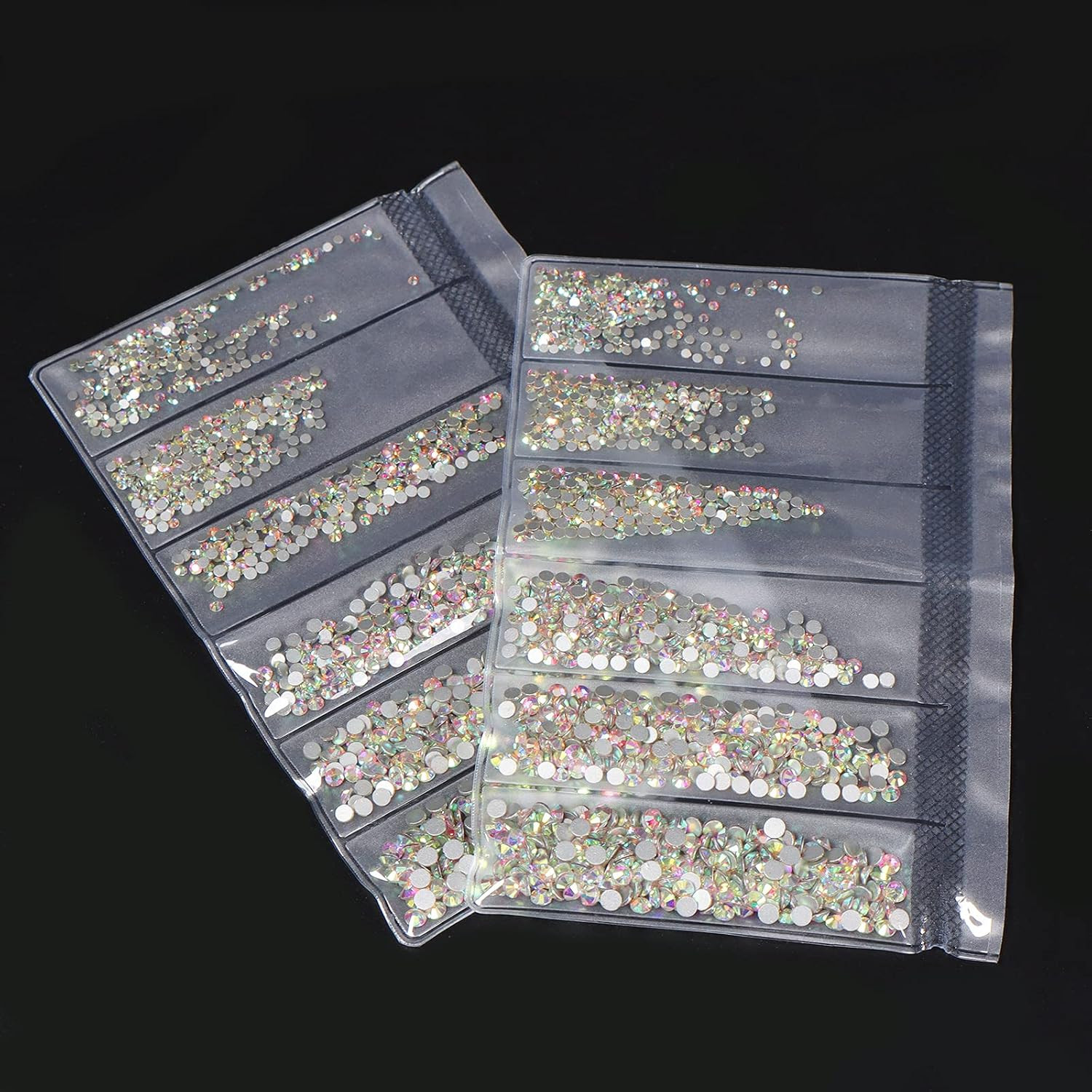 Rhinestones for Bedazzling – 3456Pcs Glass Flatback Rhinestones for Nails Art &