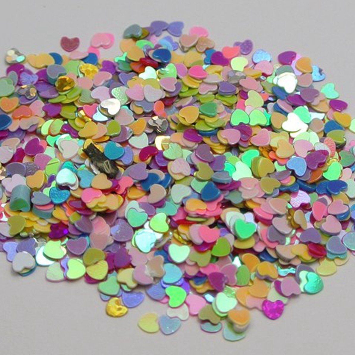 50 Gram Mixed Color Heart Sequins Sequins Loose Tiny 3mm Nail Art Tips Crafts
