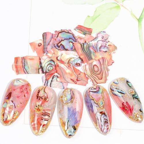 3D Nail Art Glitter Sequins Irregular Thin Flakes Nail Abalone Seashell Slices