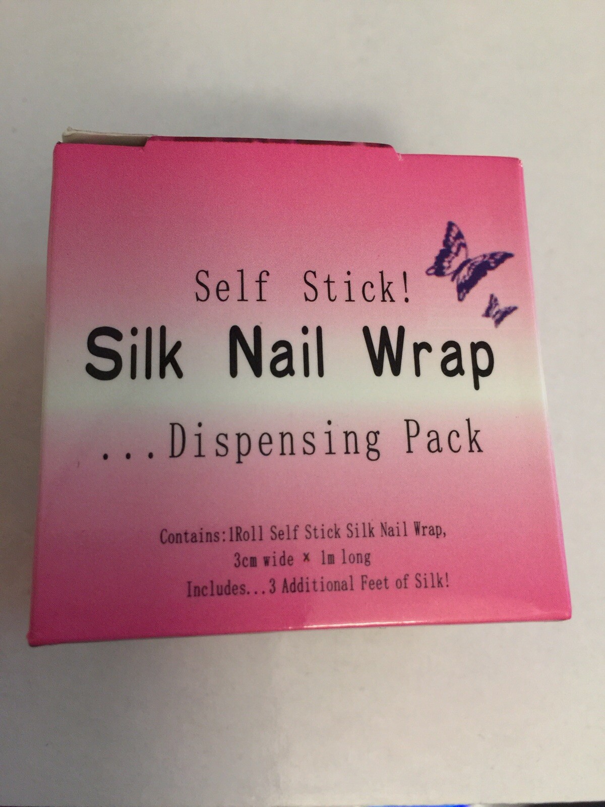 Silk Nail Wrap Dispensing Pack Self Stick Nail Repair Nail Extension In Box New
