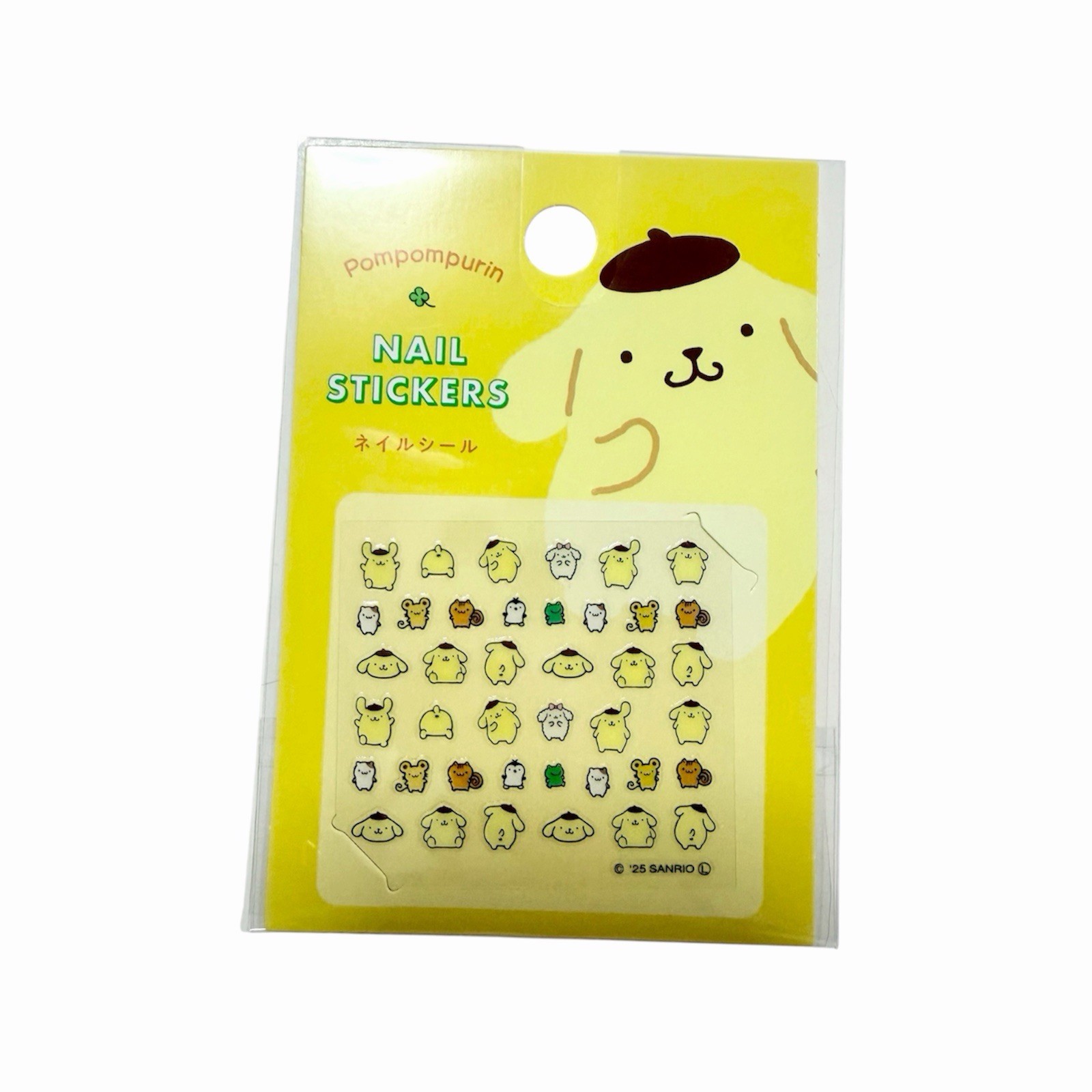 Sanrio Character Nail Stickers 3 Pack Tuxedosam Hangyodon Pompompurin