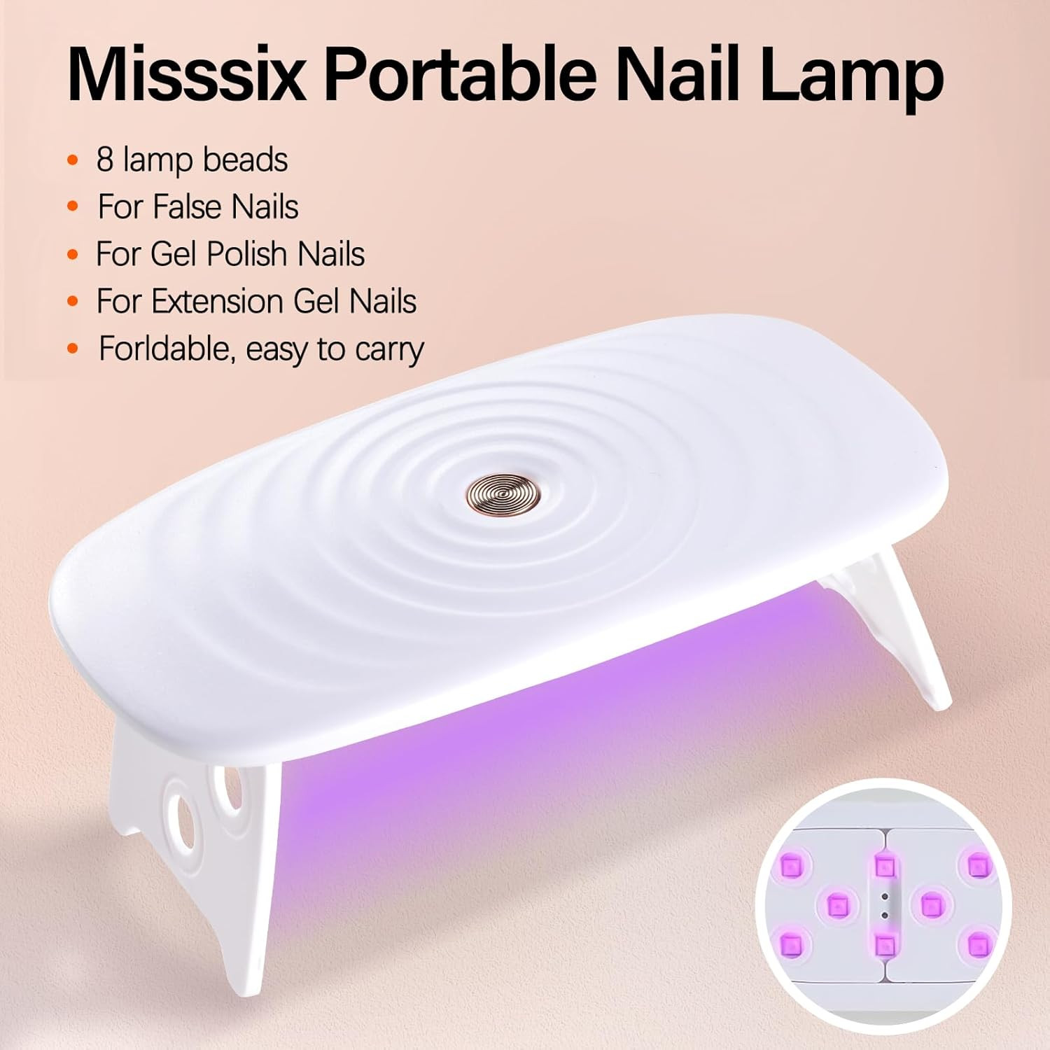 Short Almond Gel X Nail Tips Kit, 504Pcs Pre Etched Clear Fake Nails, Full Cover