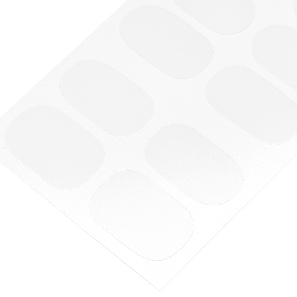6 Packs Durable Nail Gel Wraps Transparent Strips for Nail Art Protection