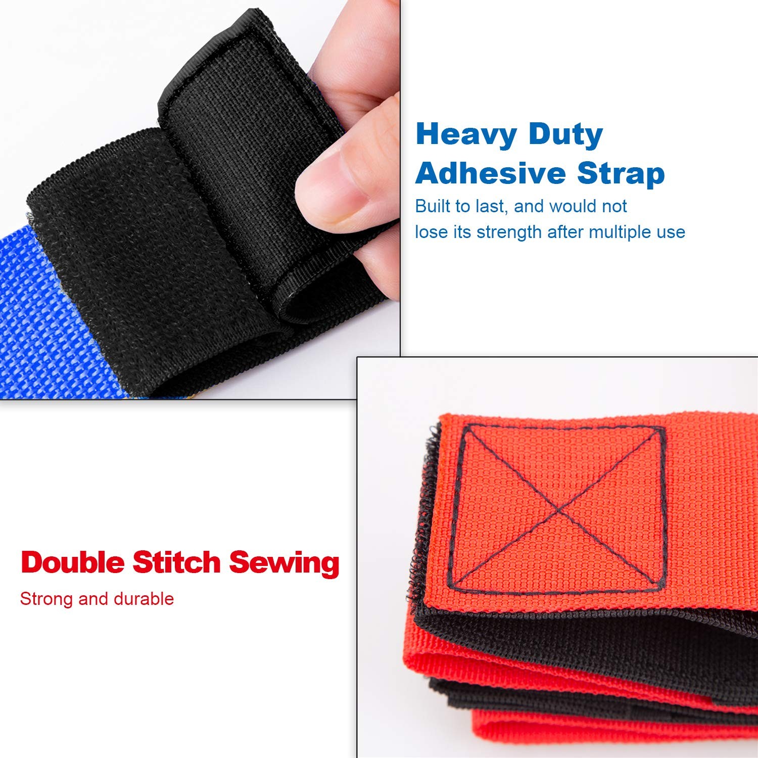 Legged Race Band For 4 ppl, Team Building, Outdoor Medium, 4 People(red)