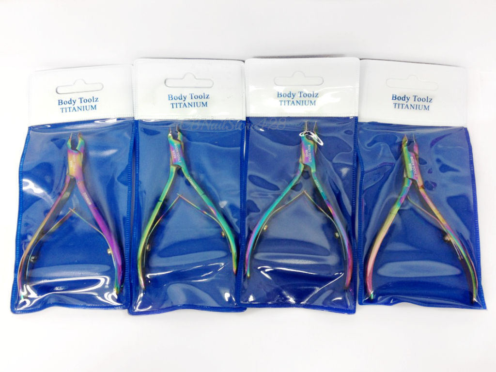 Body Toolz – Titanium Color Coated- Cuticle Nipper, Pusher, Tweezer – Pick Any