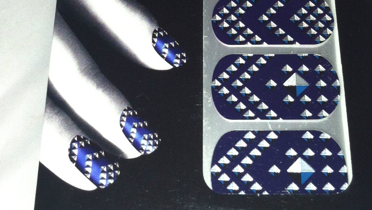 Maybelline Color Show Limited Ed. Nail Stickers *60 SAPPHIRE JEWELS * Brand New
