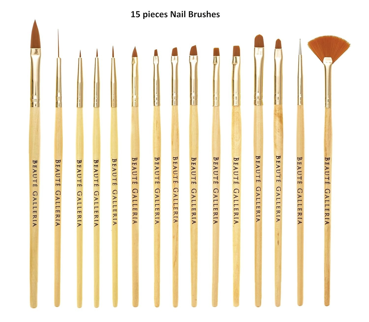 Beaute Galleria 50-Piece Nail Art Tool Kit with Pouch – Unleash Creativity!