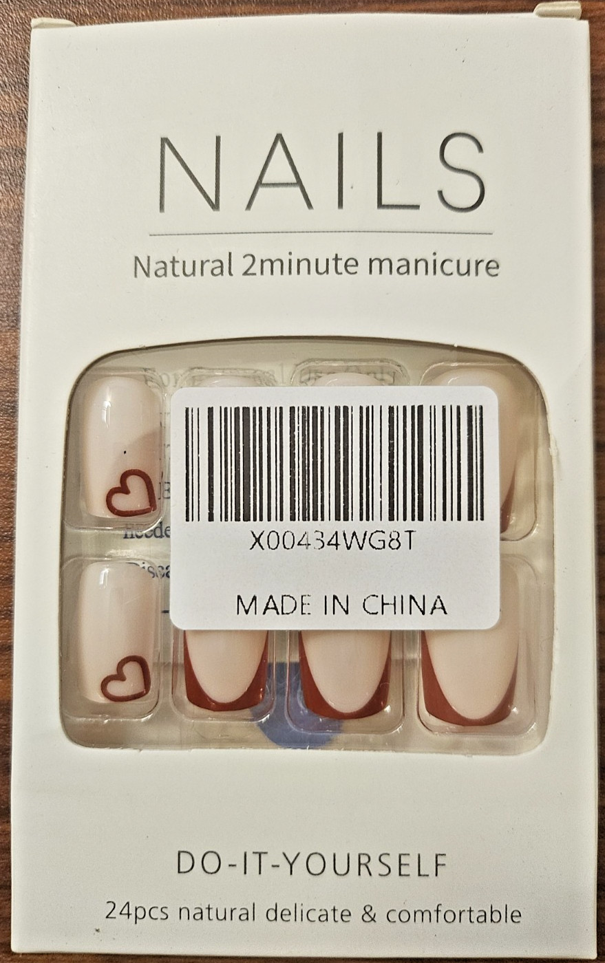 NAILS Do It Yourself 24 PCS Natural Delicate & Comfortable 2 minutes