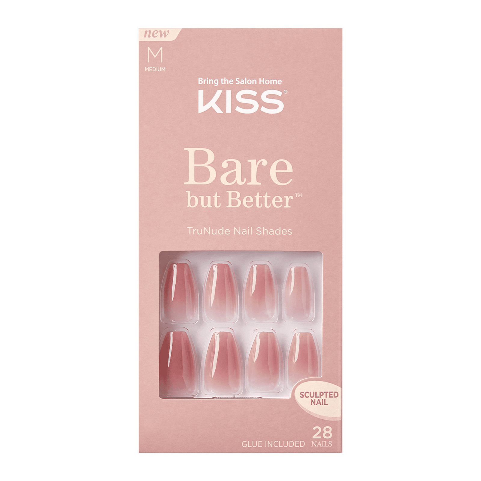 Kiss Bare But Better TruNude Nail Shades, You Choose