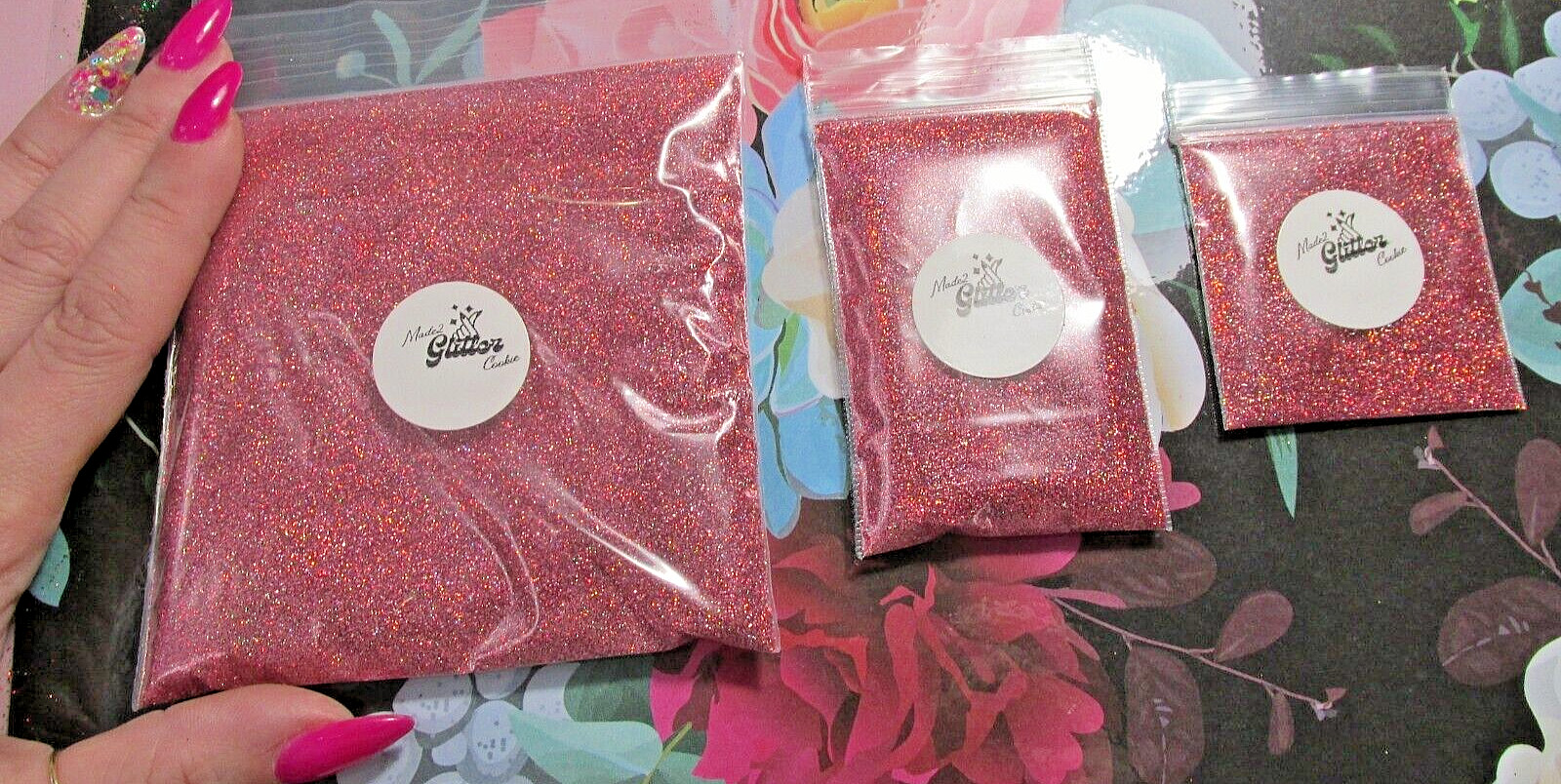 Holographic extra fine glitter nailart/crafts/makeup