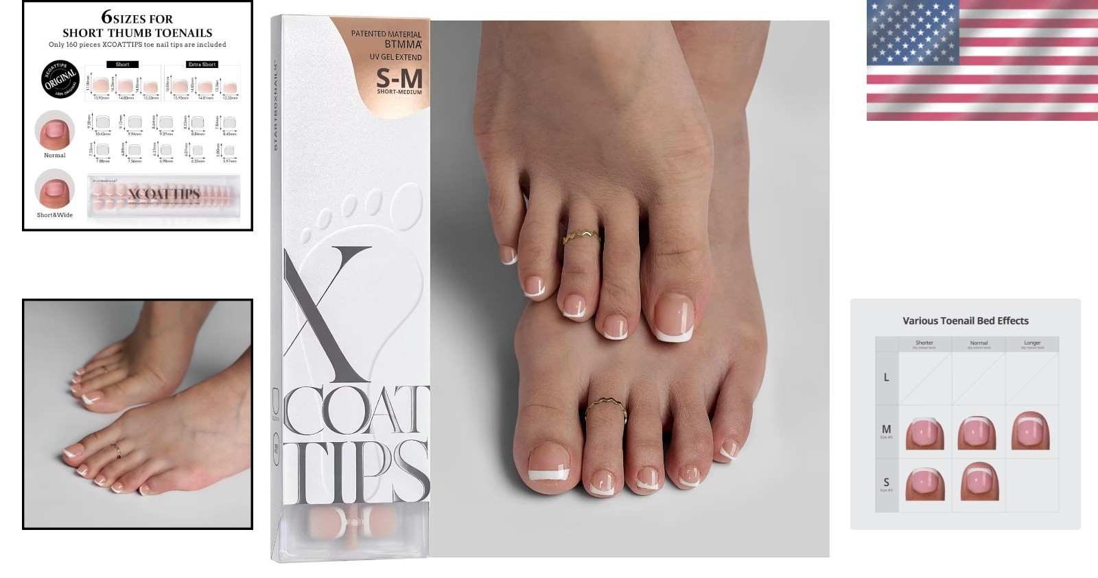 160 Soft Gel French Press On Toenail Tips – Elegant Nude for Effortless Beauty