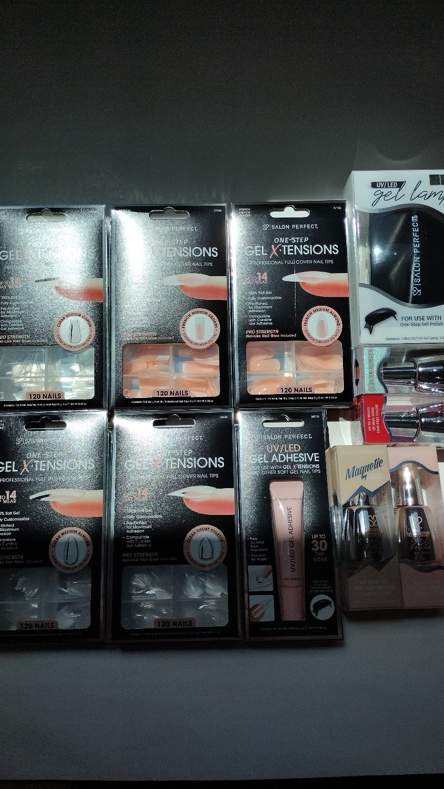 Salon Perfect Nail Gel X-tensions And Gel Polish Kit NEW & Sealed Large Kit