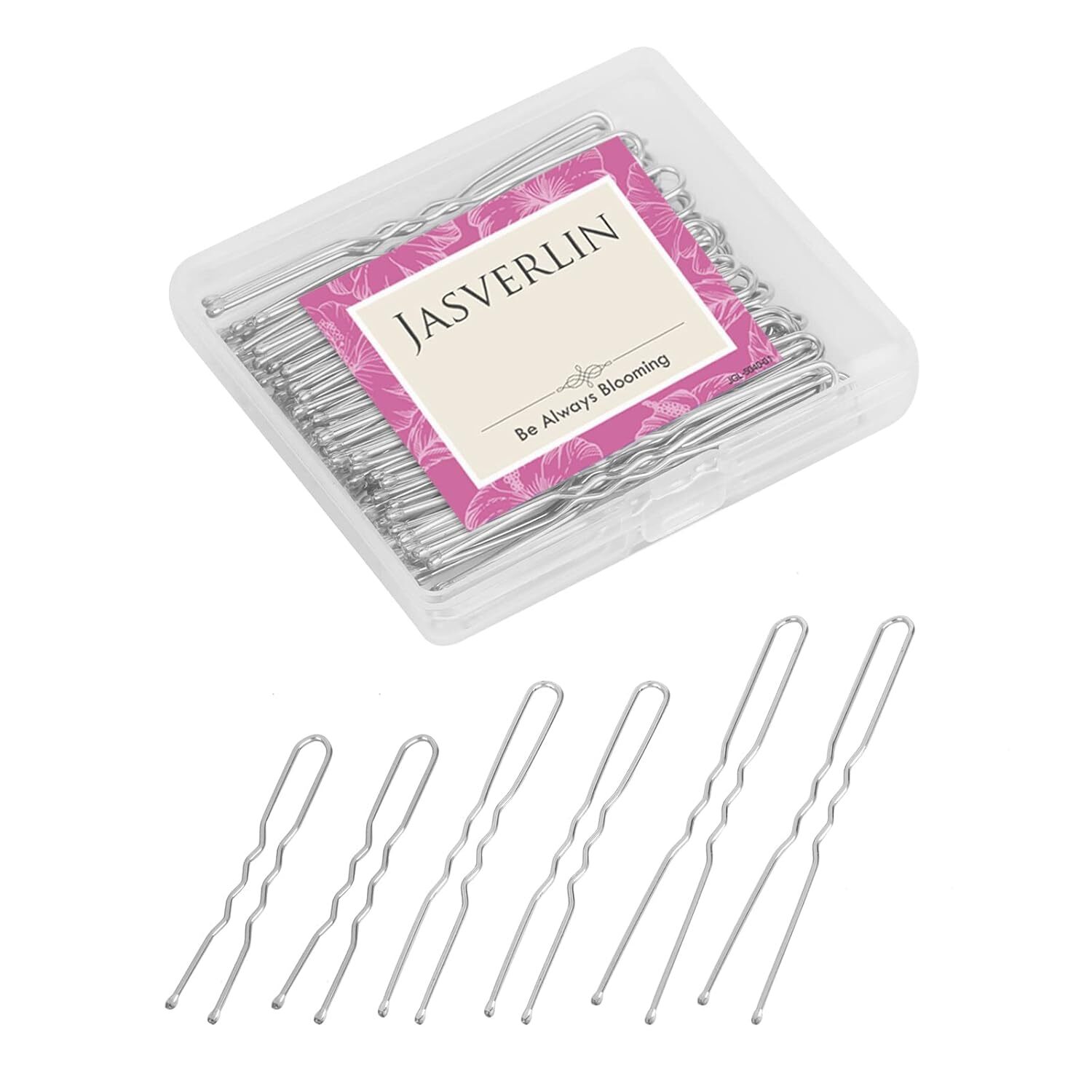 U Shaped Hair Pin U Bobby Pins Silver Bun pins 1 Count (Pack of 150),