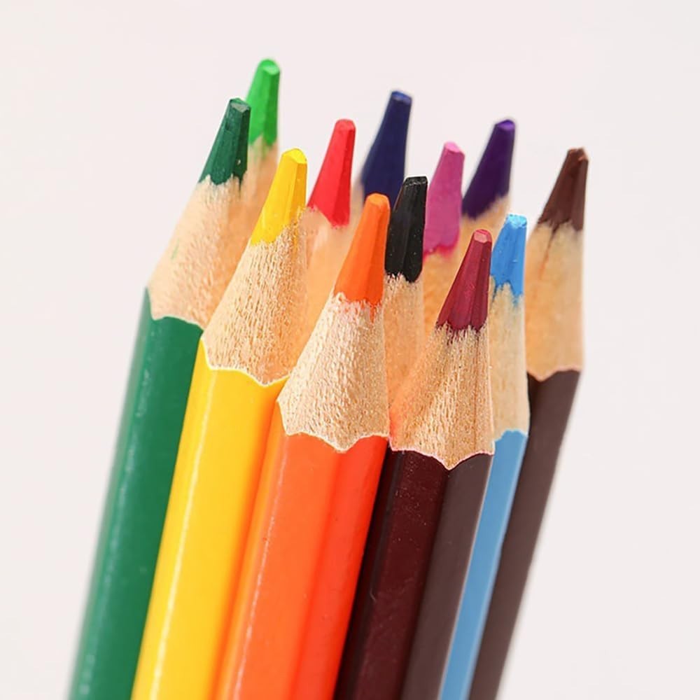 Deluxe Nail Art Pencil Set, 12 Smooth Colorful Pencils for Nail Design Crafts