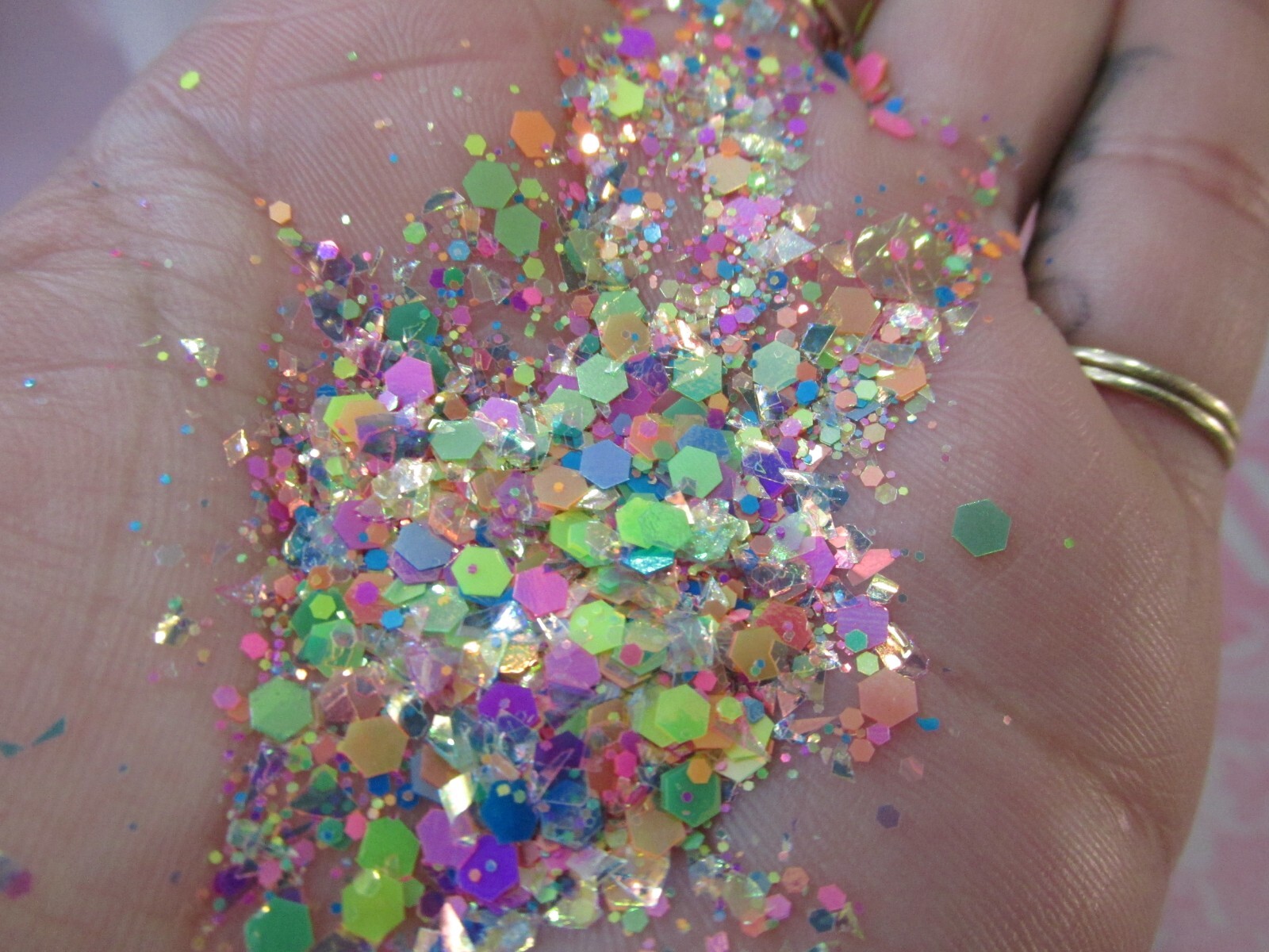 Color Blast craft and nail art Glitter Mix