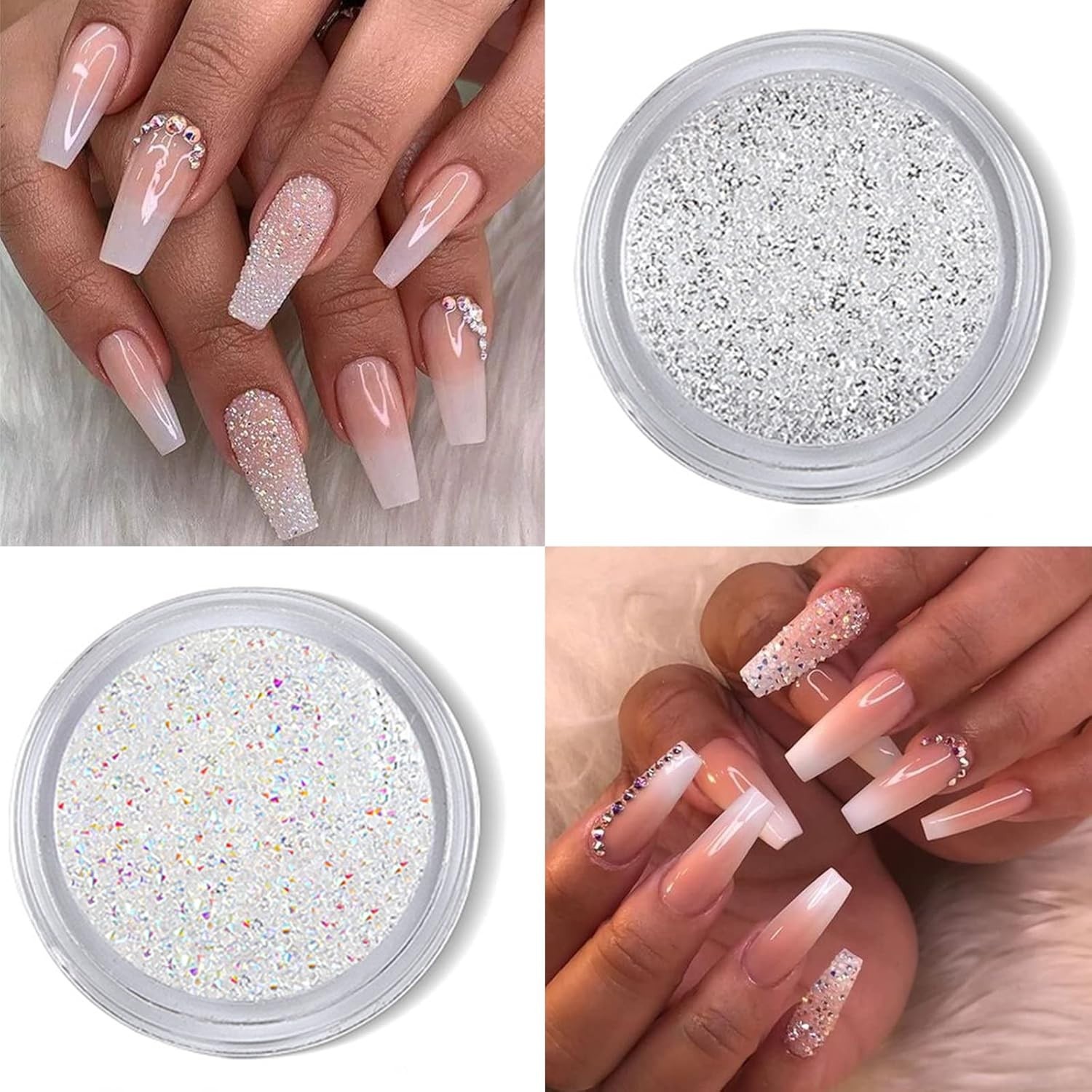 Colorful Flatback Rhinestones and Pearls for DIY Nail Art – Safe & Easy to Use