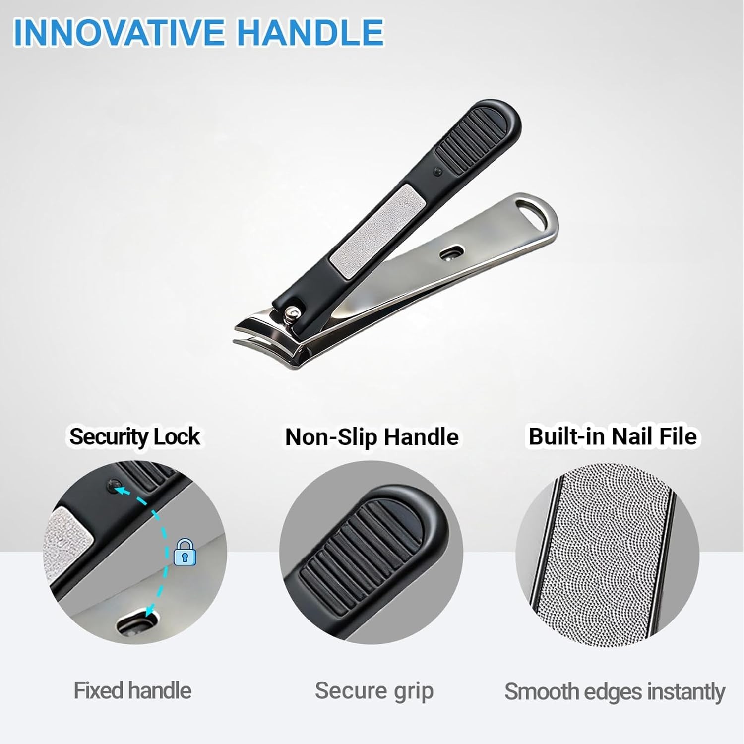Upgraded Slanted Ingrown Toenail Clippers for Men Women Seniors, Sharp Stainl…