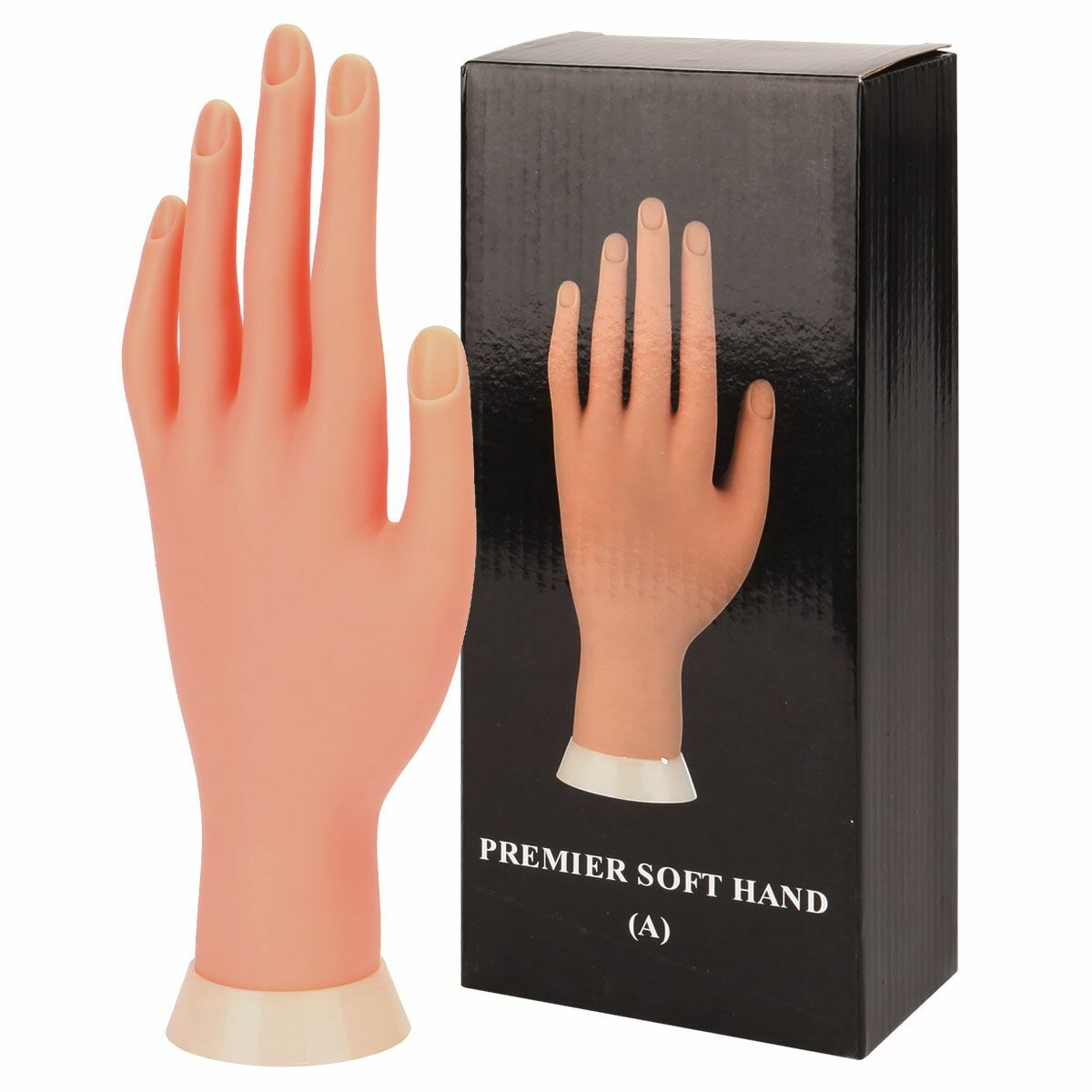 Practice Nail Art Trainer Training Hand / Finger Model Acrylic Gel False Tool US