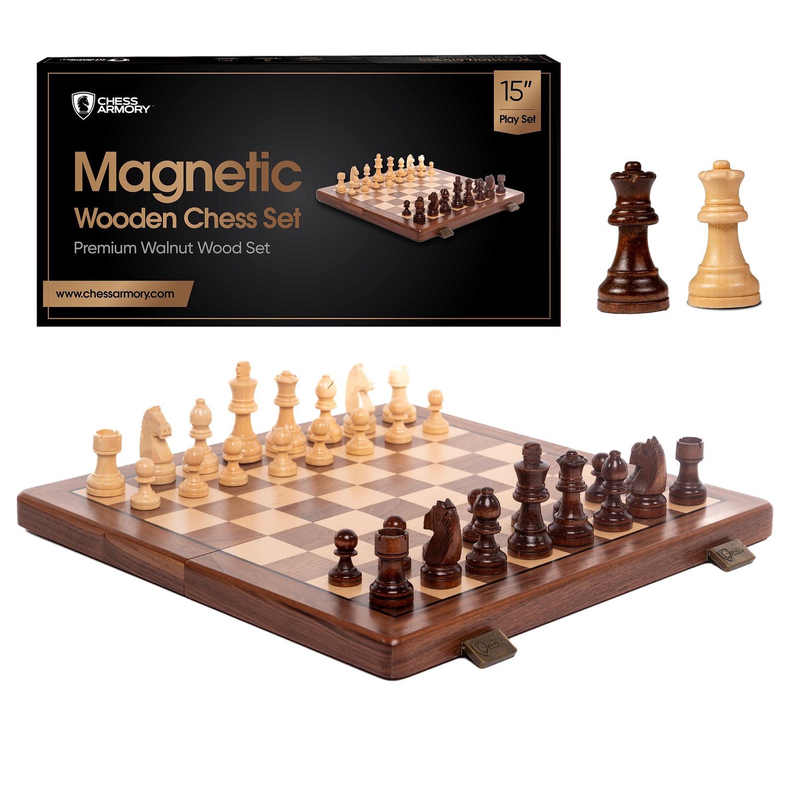 Chess Armory 15 inch Set Magnetic – 15 inches x 15 x 0.1